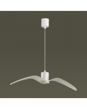 4904/1B PENDANT ODL22 289 белый/стекло Подвес GU10 1*5W BIRDS-foto4