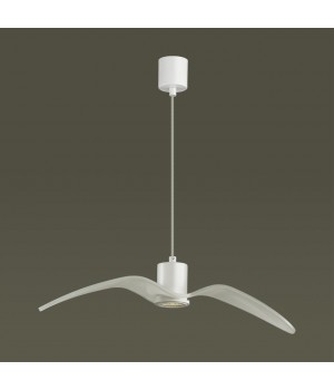 4904/1B PENDANT ODL22 289 белый/стекло Подвес GU10 1*5W BIRDS-foto4