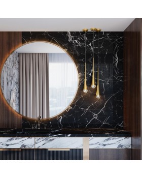 4278/1 L-VISION ODL21 157 прозрачн/золот фольг-ние Подвесной светильник IP20 GU10 LED max 6W GOTA-foto3