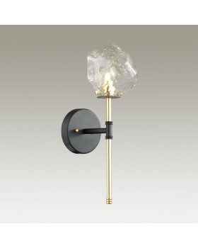 4789/1W LOFT ODL21 501 черный/золотой/прозрачный Бра G9 1*40W STONO-foto4