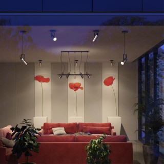 3714/5 MODERNI LN19 143 золотой, чёрный Светильник подвесной GU10 LED 5*5W 220V CLAIRE-foto3