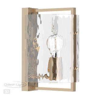 4878/1W MODERN ODL_EX22 93 золотой/прозрачный/стекло Бра E27 1*60W ELEGANTE-foto5