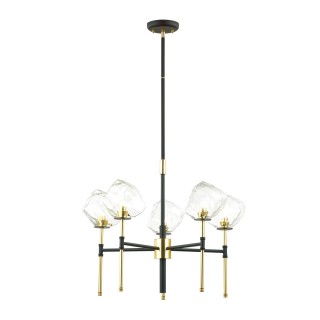 4789/5 LOFT ODL21 501 черный/золотой/прозрачный Люстра G9 5*40W STONO-foto6