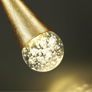 4278/1W L-VISION ODL21 157 прозрачн/золот фольг-ние Настенный светильник IP20 GU10 LED max 6W GOTA-foto6