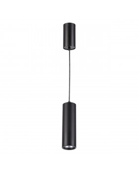 3830/1C HIGHTECH ODL19 267 матов.черный/металл Подвесн/накл.св-ник GU10 1*50W D60хH200-1220 VINCERE-foto10