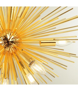 4662/12 MODERN ODL20 349 золотой Люстра E14 12*40W 220V KAVALLE-foto7