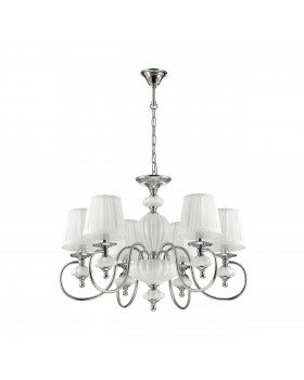 4186/6 CLASSIC ODL19 422 хром/керамика/белый Люстра Е14 6*40W MEDIA-foto3