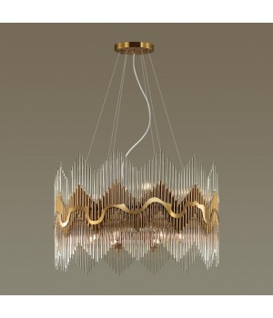 4983/12 HALL ODL22 443 бронзовый/стекло Люстра E14 12*40W SAVIKIA-foto3