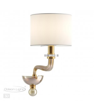 4727/1W MODERN ODL20 355 золотой/стекло/кремовый Бра E14 1*40W 220V VOSTA-foto4