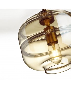 4771/1 PENDANT ODL21 281 янтарный/бронзовый Подвес E27 60W STORBI-foto7