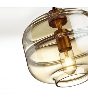 4771/1 PENDANT ODL21 281 янтарный/бронзовый Подвес E27 60W STORBI-foto7