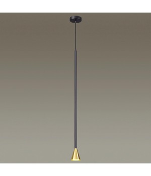 3884/1GB HIGHTECH ODL20 315 черно-золотистый/металл Подвесной светильник LED GU10 7W 220V PIPA-foto4