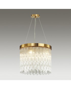 4848/5 HALL ODL21 467 золото/стекло Люстра E14 5*40W REFANO-foto4