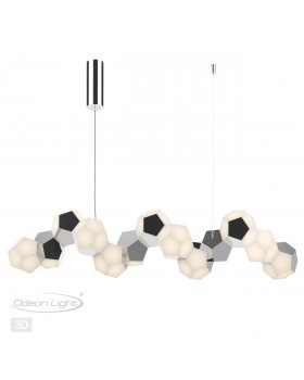 4304/74L HIGHTECH ODL22 165 хром Подвесной светильник IP20 LED 83W 4440Лм 4000K BINGO-foto5