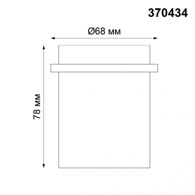 370434 SPOT NT19 281 белый Встраиваемый светильник IP20 GU10 50W 220V BUTT