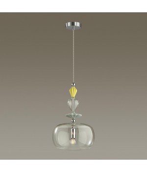 4893/1A CLASSIC ODL_EX22 71 хром/раноцветн./керамика/стекло Подвес E14 1*40W 4893/1A BIZET-foto4