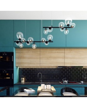 4818/10 MODERN ODL21 395 черный/прозрачный Люстра G9 10*40W TOVI-foto3