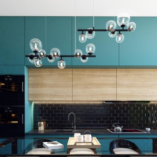 4818/10 MODERN ODL21 395 черный/прозрачный Люстра G9 10*40W TOVI-foto3