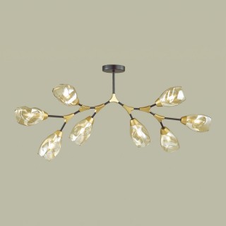 4563/8C MODERNI LN21 123 черный, золотой Люстра потолочная E14 8*40W 220V FAWN-foto3