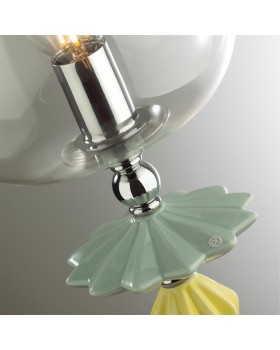 4893/1WB CLASSIC ODL_EX22 70 хром/раноцветн./керамика/стекло Бра E14 1*40W 4893/1WB BIZET-foto7