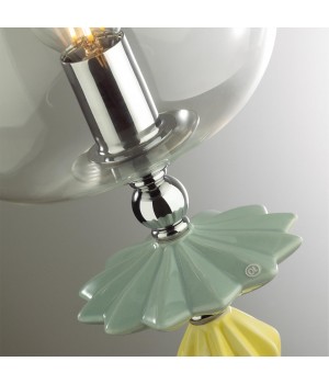 4893/1WB CLASSIC ODL_EX22 70 хром/раноцветн./керамика/стекло Бра E14 1*40W 4893/1WB BIZET-foto7