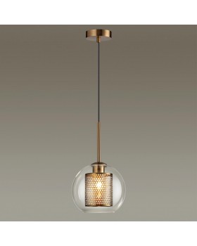 4939/1 PENDANT ODL22 291 античн.бронза/металл/прозрачный/стекло Подвес E27 1*40W CLOCKY-foto3