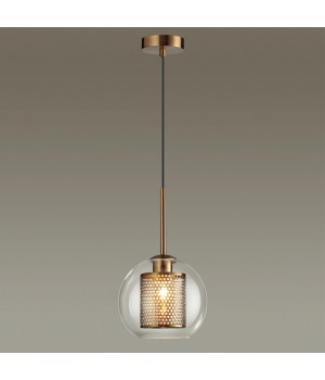 4939/1 PENDANT ODL22 291 античн.бронза/металл/прозрачный/стекло Подвес E27 1*40W CLOCKY-foto3