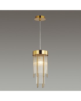 4788/1 HALL ODL21 455 золото/металл/стекло Подвес E14 1*40W YORK-foto4