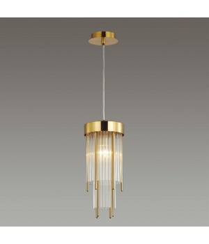 4788/1 HALL ODL21 455 золото/металл/стекло Подвес E14 1*40W YORK-foto4