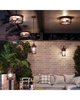 4961/1 NATURE ODL22 565 темно-коричневый/стекло Ландшафтный подвес E27 1*60W IP44 MAVRET-foto3