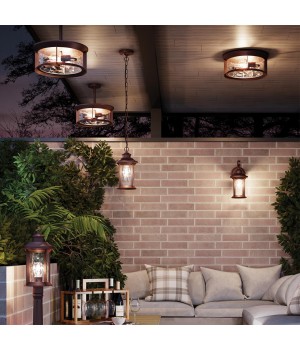 4961/1 NATURE ODL22 565 темно-коричневый/стекло Ландшафтный подвес E27 1*60W IP44 MAVRET-foto3