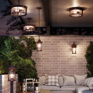 4961/1 NATURE ODL22 565 темно-коричневый/стекло Ландшафтный подвес E27 1*60W IP44 MAVRET-foto3