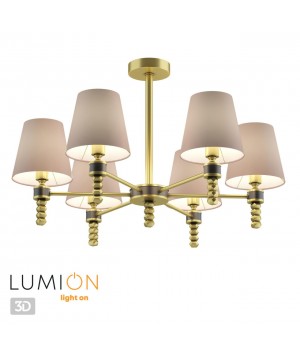 4429/6C NEOCLASSI LN20 180 античная латунь, бежевый Люстра потолочная E14 6*40W 220V MONTANA-foto6