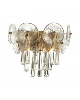 4984/2W HALL ODL22 445 золотой/стекло/хрусталь Бра G9 2*33W SEMURA-foto4