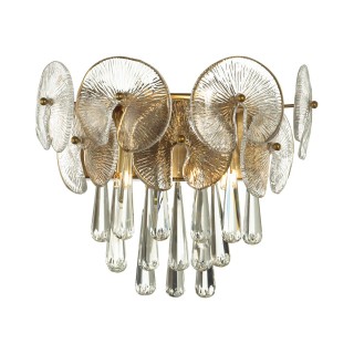 4984/2W HALL ODL22 445 золотой/стекло/хрусталь Бра G9 2*33W SEMURA-foto4