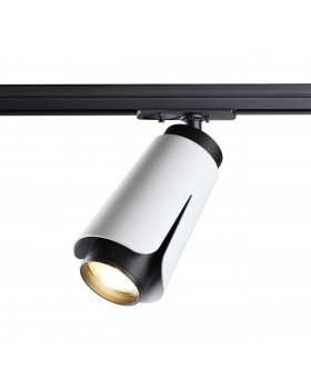 370837 PORT NT22 083 белый Светильник трековый однофазный трехжильный IP20 GU10 9W 220V TULIP-foto9