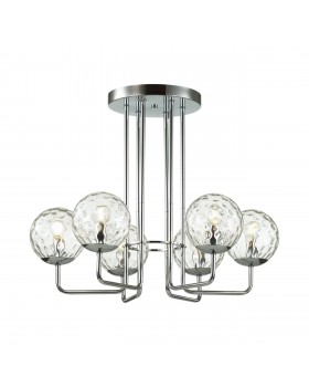 4982/6C MODERN ODL22 323 хром/прозрачный/стекло Люстра потолочная E14 6*40W VERASA-foto6