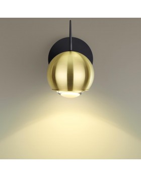 4227/6WL L-VISION ODL21 254 зол/металл Настенный светильник выкл на базе IP20 LED 6W 300Лм 3000К MIA-foto4