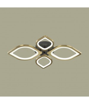 4580/99CL LEDIO LN21 021 черный, золотой Люстра потолочная диммир. с ДУ + LampSmart LED 116W 3000-6000К 4102Лм 220V HONEY-foto3