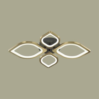 4580/99CL LEDIO LN21 021 черный, золотой Люстра потолочная диммир. с ДУ + LampSmart LED 116W 3000-6000К 4102Лм 220V HONEY-foto3