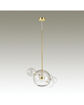 4640/12LB L-VISION ODL20 329 золотой/прозрачный Подвес LED 4000K 12W 220V BUBBLES-foto4