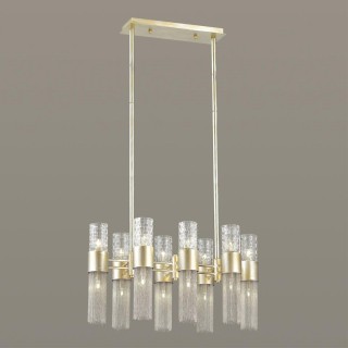 4631/16 HALL ODL20 471 серебристый/стекло/металл.цепочки Люстра G9 16*5W 220V PERLA-foto4