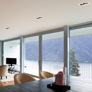 370713 SPOT NT20 267 белый/черный Встраиваемый светильник IP20 GU10 2*50W 220V GESSO-foto3