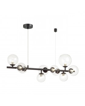 4818/10 MODERN ODL21 395 черный/прозрачный Люстра G9 10*40W TOVI-foto6