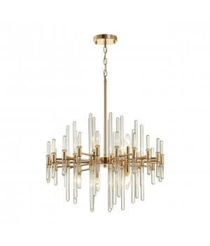 4988/10 HALL ODL22 451 золотой/стекло Люстра E14 10*40W STIKA-foto6