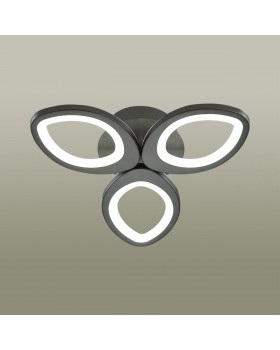 4575/60CL LEDIO LN21 019 черный Люстра потолочная диммир. с ДУ + LampSmart LED 60W 3000-6000К 2740Лм 220V LULU-foto3