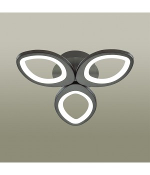 4575/60CL LEDIO LN21 019 черный Люстра потолочная диммир. с ДУ + LampSmart LED 60W 3000-6000К 2740Лм 220V LULU-foto3