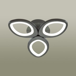 4575/60CL LEDIO LN21 019 черный Люстра потолочная диммир. с ДУ + LampSmart LED 60W 3000-6000К 2740Лм 220V LULU-foto3