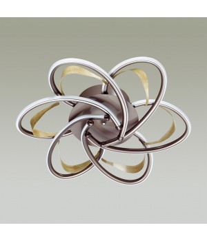 3772/44CL LEDIO LN19 041 коричневый, золотой Люстра потолочная LED 44W 3500K 3432Лм 220V MIRANDA-foto3