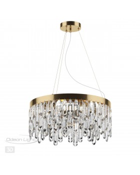 4986/6 HALL ODL22 449 золотой/хрусталь Люстра E14 6*40W DAKISA-foto5